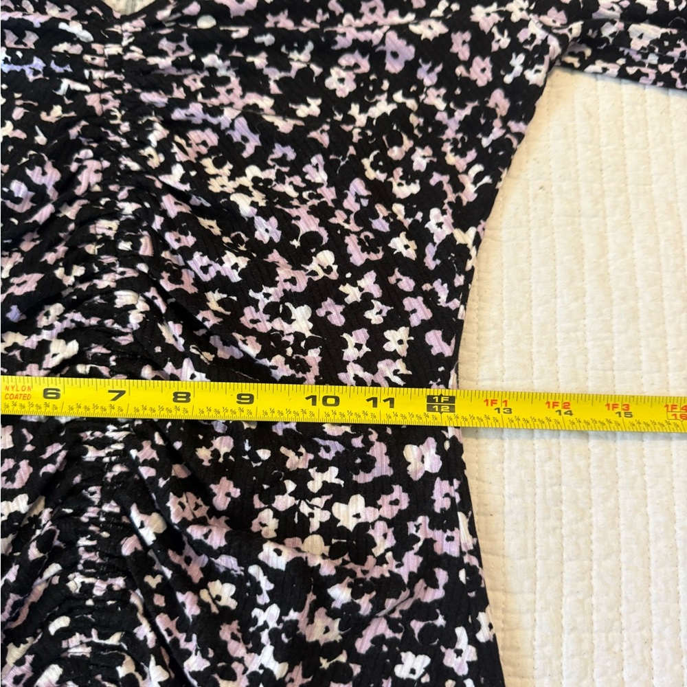 ✨Candies Runched Y2K Spring Blouse Size M - Picture 6 of 8